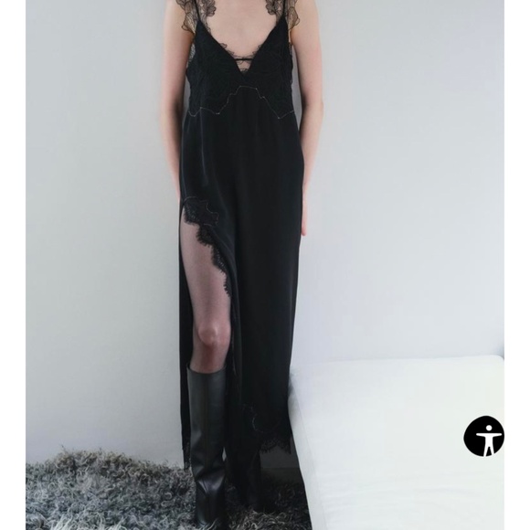 LACE LINGERIE STYLE DRESS - Picture 3 of 3